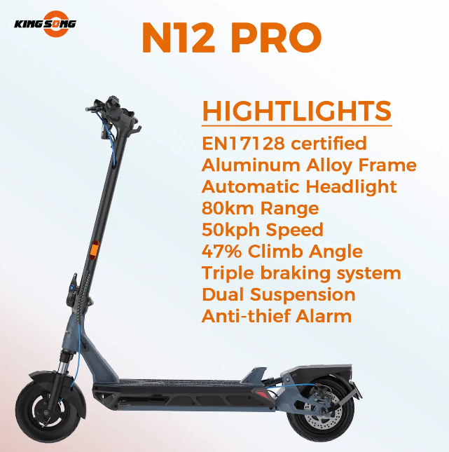 Електросамокат KingSong N12 Pro 858 Wh Electric Scooter (N12PRO)